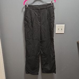 Old Navy Black Linen Blend Pants